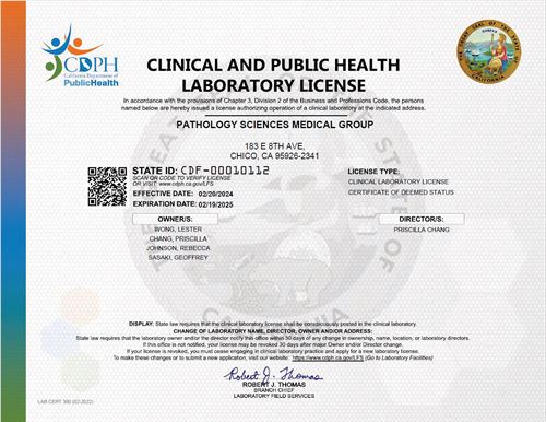 Clinical Lab License